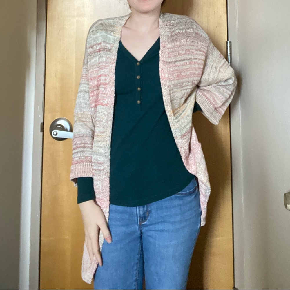 Multicolored Knit Cardigan - Picture 13 of 14